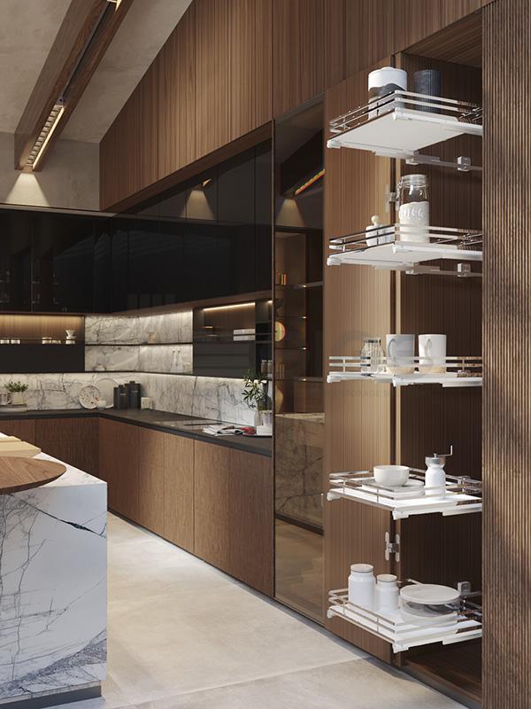 CESTO MULTIUSOS CROMADO SIGE M45 EXT.TOT SOFT 119+