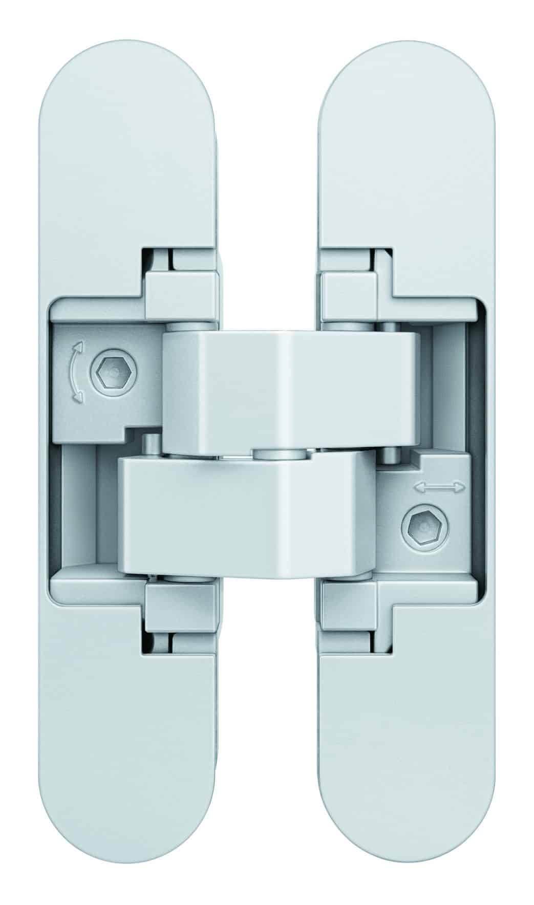 DOBRADIÇA INV. 3D ZOE 40KG BRANCO 070233