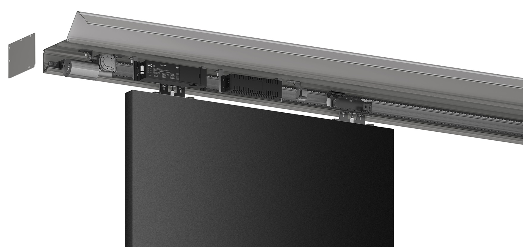 CARRIL SUPERIOR C/TAMPAS 6000mm IN.15.784.6