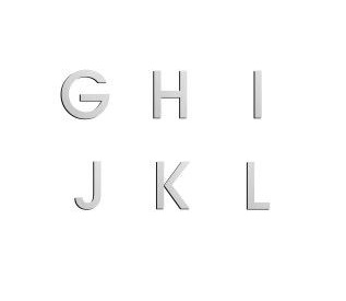 LETRA 100mm IN.34.005.A H | O Ferrolho