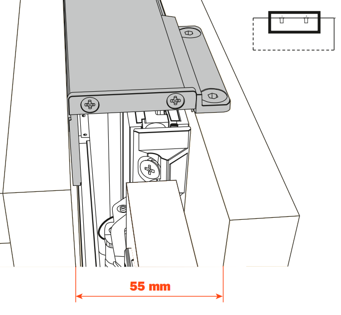 ACESS. FIXAÇÃO 400-650mm YE55KIT0001
