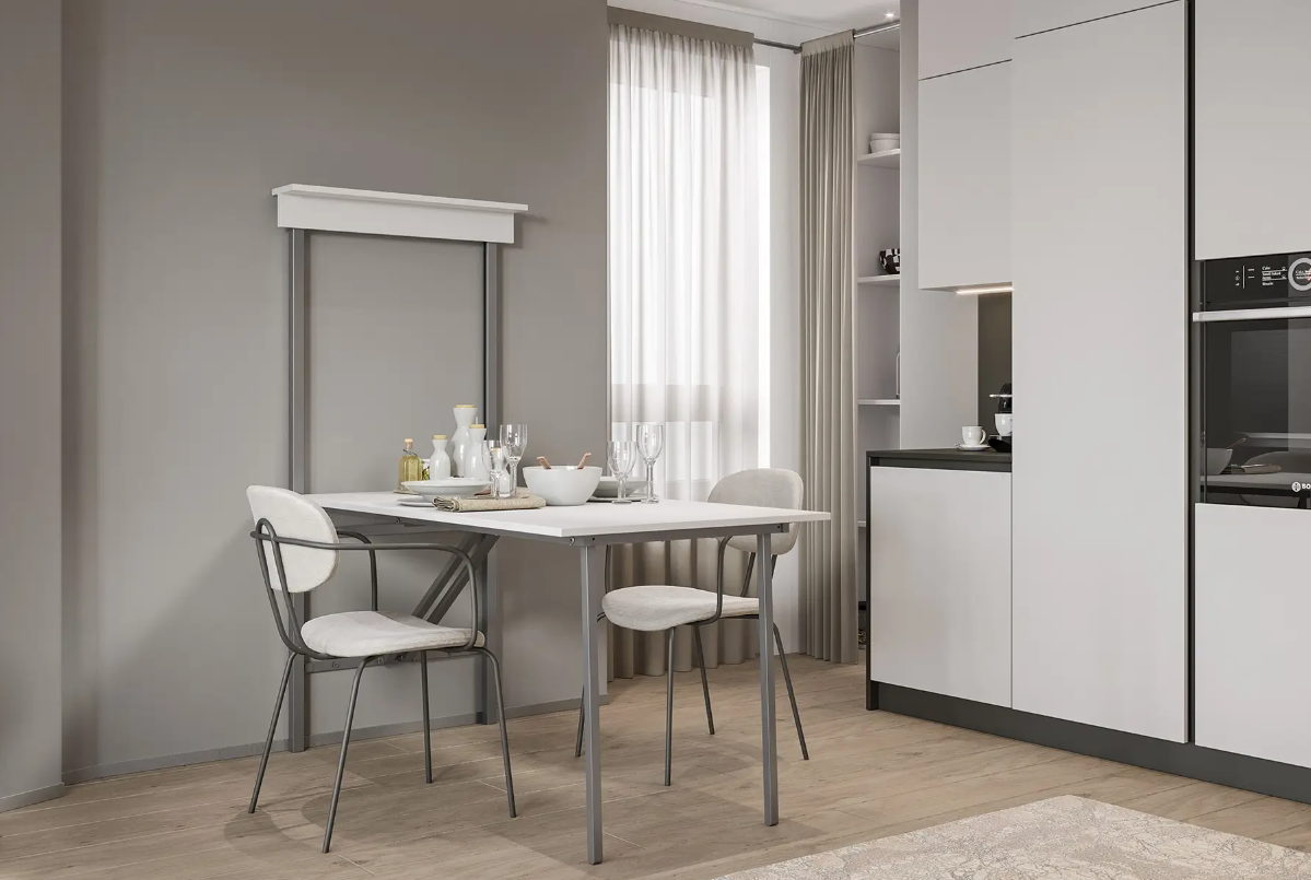 MESA RAFFAELLO ANTRACITE 800X1470mm