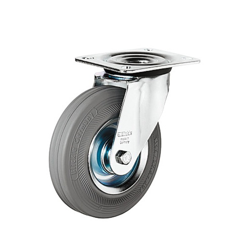 RODA D80 CINZA 50KG S/TRAVÃO 670.01.520