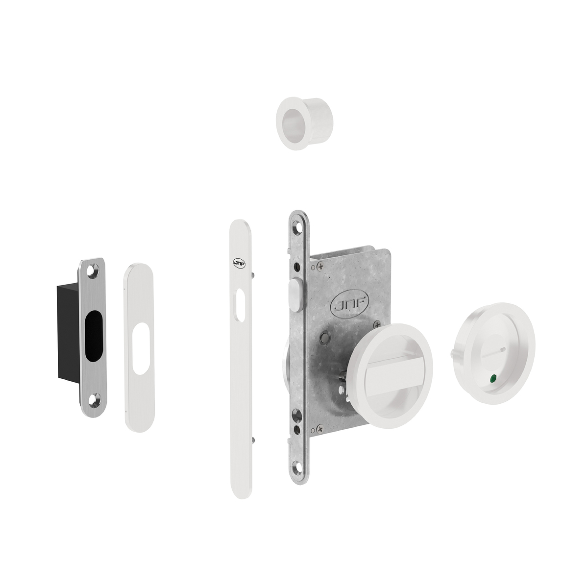 FECHADURA PORTA CORRER C/INDIC. WHITE IN.20.939.W