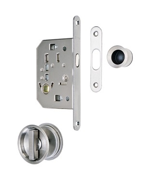 FECHADURA  P/PORTA CORRER REDONDA 2850-16