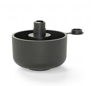 PÉ NIVELADOR REDONDO MX Ø50 H27 PRETO 310.2700.03