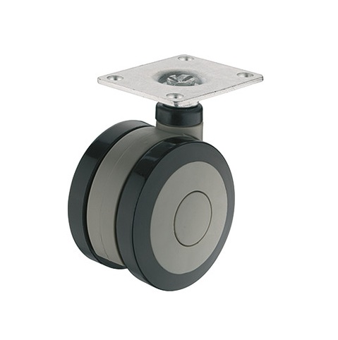 RODA DUPLA GRIS 100KG 75mm 660.39.512