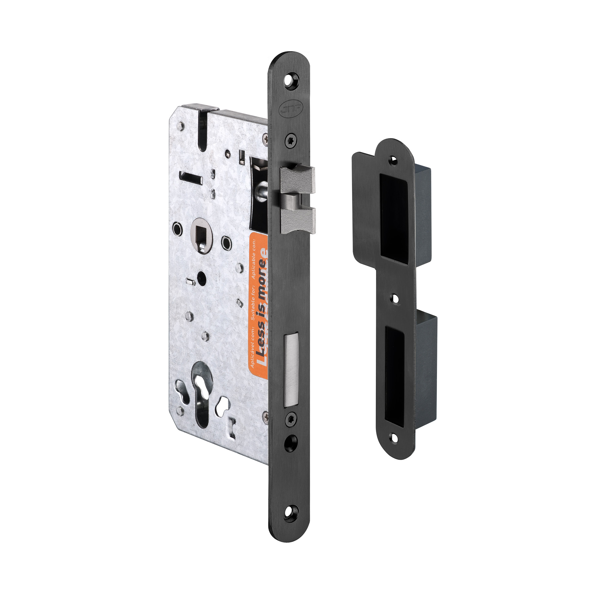 LOCK WITH RED. T. BLACK IN.20.895.R.TB