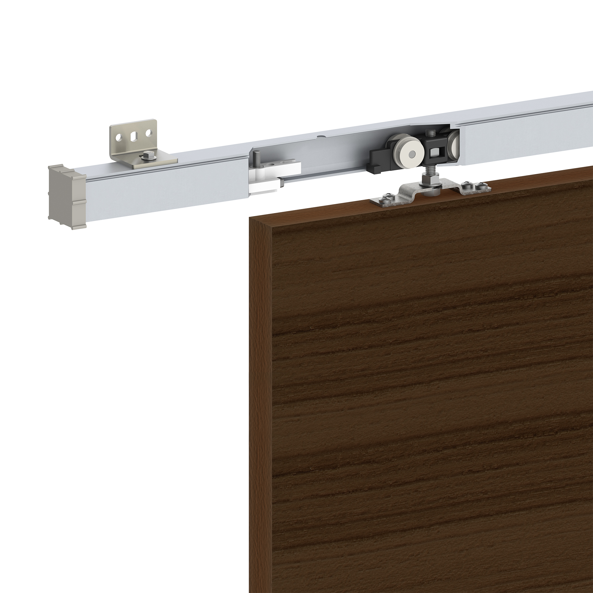 CONJUNTO PORTAS CORRER MADEIRA 1650mm 40KG K40S165