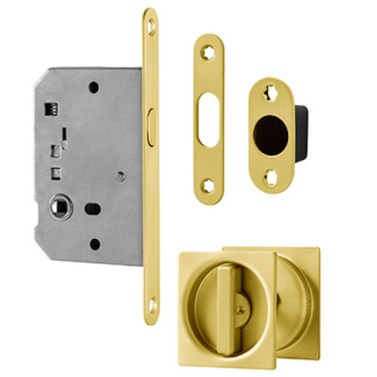 FECHADURA PORTA CORRER PURIST BRASS 3863 Q-158