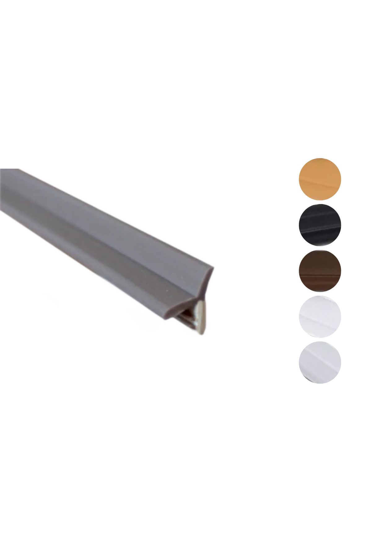 BORRACHA P/ARO REFª 552 COR BRANCO C/2.15MTS