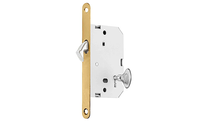 FECHADURA PORTA CORRER LATÃO POLIDO BRILH. 3851-01