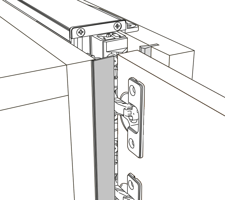 KIT EXEDRA COBERTURA CINZA YE55KIT0201