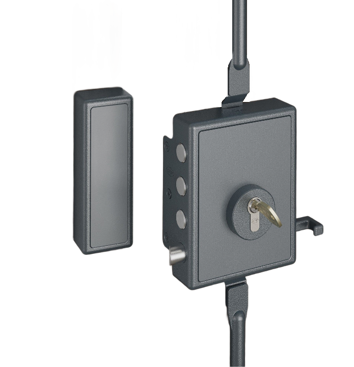 FECHADURA DE SEGURANÇA RAL7011 IN.20.050 ESQ.