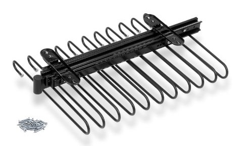 TROUSER HANGER, 11 RODS, BLACK, 7017814