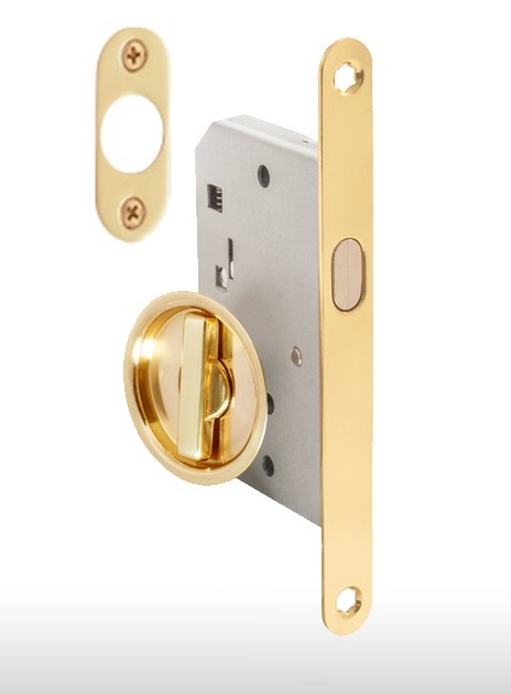 FECHADURA PORTA CORRER RED. LATÃO POL. 3862-01