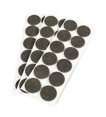 BAG 36 PCS ADHESIVE RED. 40mm BROWN 2038516