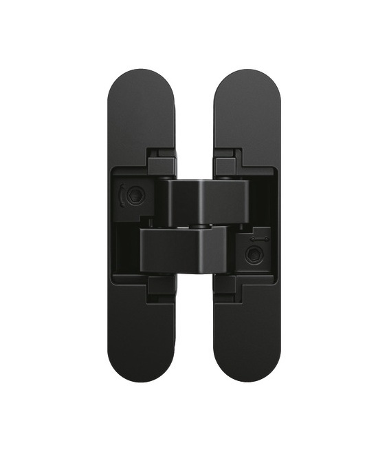 DOBRADIÇA INV. 3D C/MOLA AN.107.C60 60KG LAC PRETO