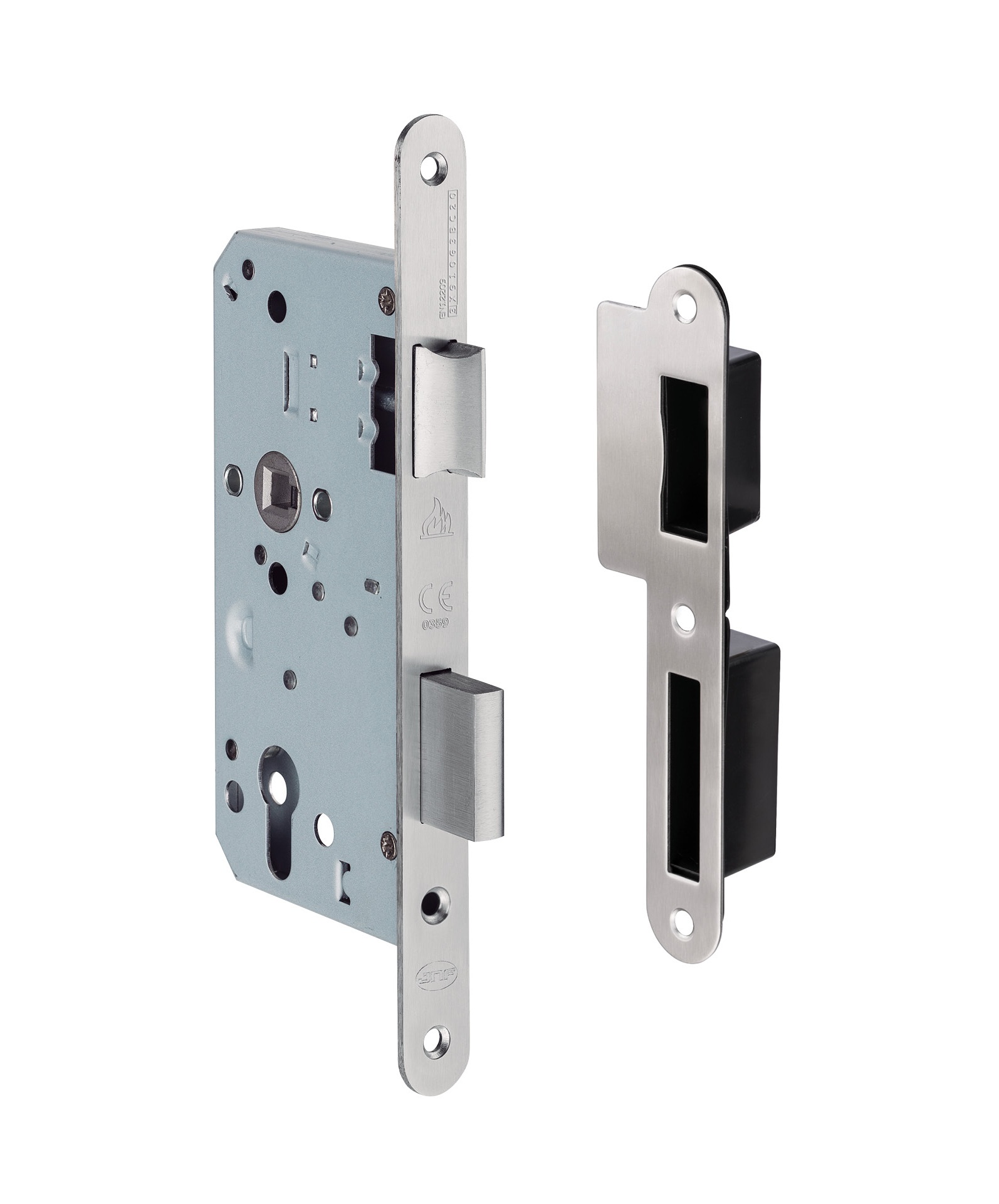STAINLESS STEEL LOCK WITHOUT CYLINDER IN.20.975.60