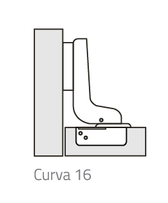 DOBRADIÇA QUICK DTC C/AMORT CURVA 16 1N1504XX116