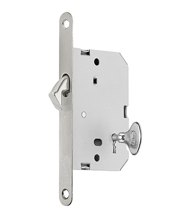 FECHAD. PORTA CORRER C/CHAVE C/RED. 1175-16 INOX