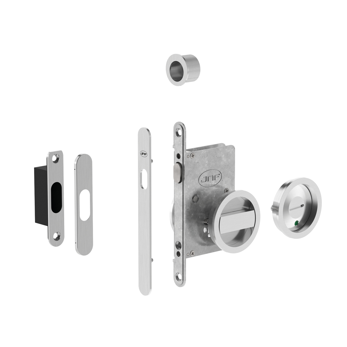 FECHADURA PORTA CORRER C/INDIC. SATIN IN.20.939