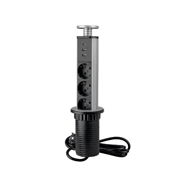 TORRE TOMADAS VERTIKAL A+C PINT. ALUM. 5014425
