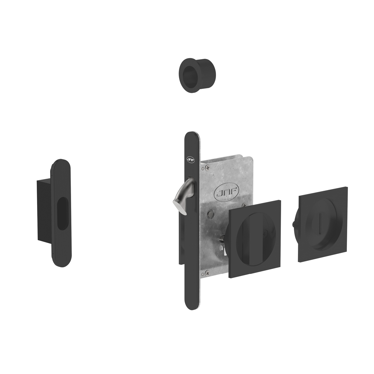 FECHADURA PORTA CORRER PRETO RAL9005 IN.20.938.B