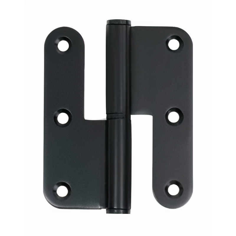 DOBRADIÇA 1/2 BX31/2 C/RED. LACADO PRETO DIR.