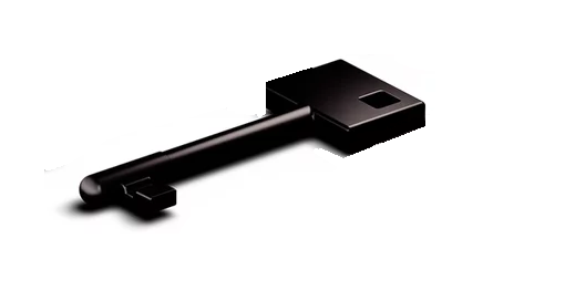 CHAVE P/FECHADURA SPINOFF NEGRO KM CHIAVE NO