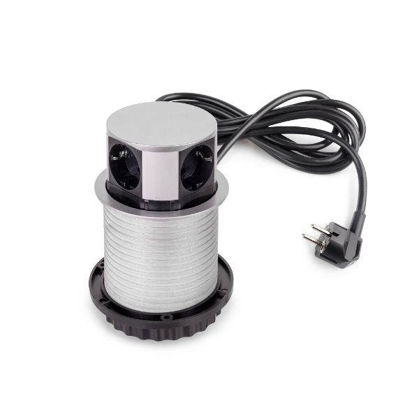 TOMADA VERTIKAL PUSH 100 PINT. ALUM. 5221225