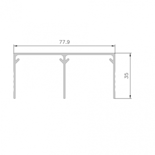 Calha superior 760