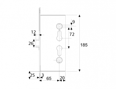 Fechadura anti-pânico CF60