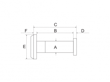 Visor de porta Ø14