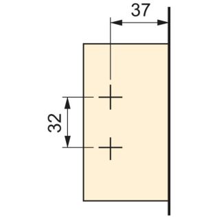 CALÇOS X91 3D PARA APARAFUSAR COM REGULAÇÃO EXCÊNTRICA- DESENHO TÉCNICO