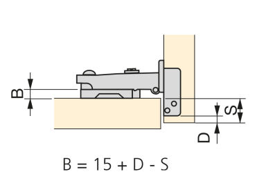 DOBRADIÇA RETA X91N- DESENHO TÉCNICO